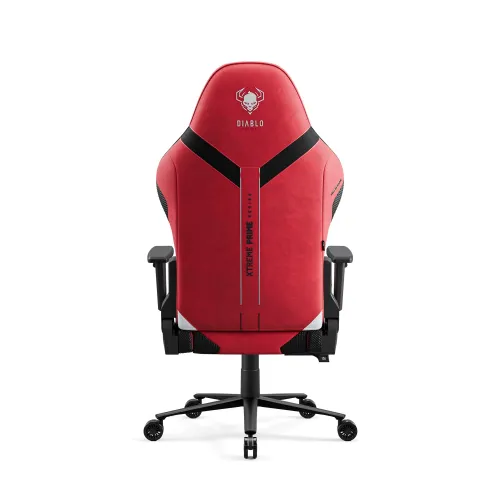 Fotel Diablo Chairs X.One Prime Normal Size Bloody Mary Gamingowy Do 140kg Tkanina Czerwony
