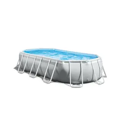 Basen ogrodowy stelażowy Prism Frame Oval 503x274x122 cm INTEX 26796 NP