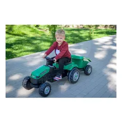 Woopie Traktor na Pedały Farmer GoTrac MAXI z Przyczepą Ciche Koła