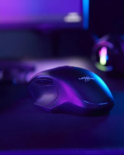Myszka gamingowa uRage Reaper 410 przewodowa 12000 dpi optyczna czarna