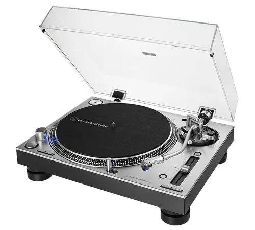 Gramofon Audio-Technica AT-LP140XP Manualny Napęd bezpośredni Przedwzmacniacz Srebrny