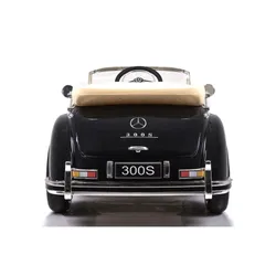 Auto Na Akumulator Dla Dziecka Retro Mercedes 300S Eva LED Pilot Skóra MP3