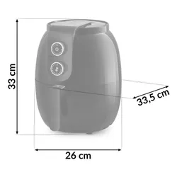 Air Fryer Frytkownica beztłuszczowa BERDSEN BD-650 3.6l grillowanie pieczenie