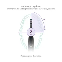 Szczoteczka soniczna TRUELIFE SonicBrush Clean70 UV Czarny