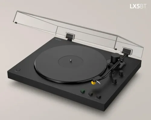 Gramofon Sony PSLX5BT Automatyczny Napęd paskowy Przedwzmacniacz Bluetooth Czarny