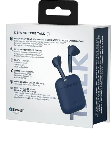 Беспроводные наушники DeFunc True Talk In-Ear Bluetooth 5.2 Blue