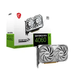 Karta graficzna MSI GeForce RTX 4060 VENTUS 2X White OC 8GB GDDR6 128bit DLSS