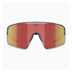 Okulary przeciwsłoneczne Bliz P001 transparent dark grey/brown red multi
