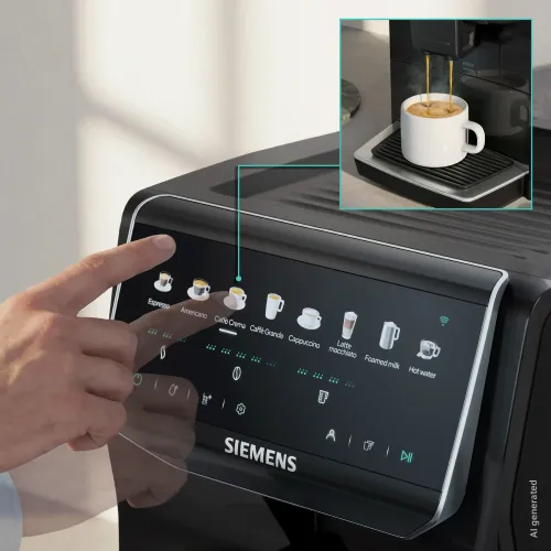 Ekspres Siemens EQ500 iAroma Piano Black TP553E05