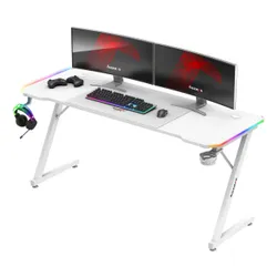 Biurko gamingowe HUZARO Hero 4.8 RGB Biały