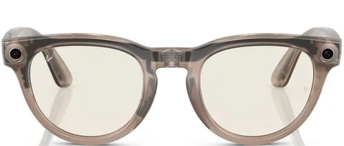 Okulary RAY BAN Meta Headliner Ciepły Kamienny Połysk