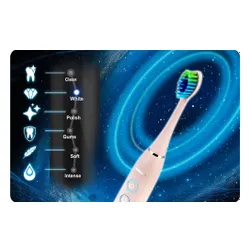 Szczoteczka soniczna BERDSEN Galaxy Duo (2 sztuki) Czarny + Różowy