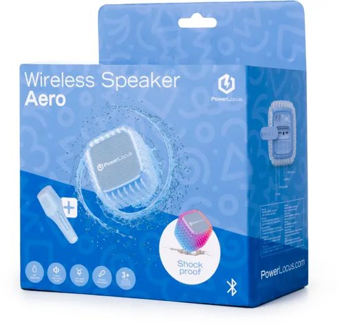 Głośnik mobilny POWERLOCUS Aero Niebieski