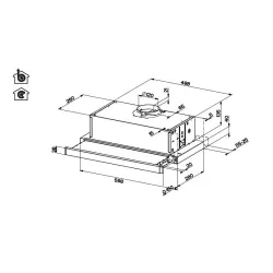 Okap Beko HNT61210X Srebrny