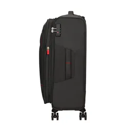 Walizka średnia American Tourister Crosstrack - grey/red