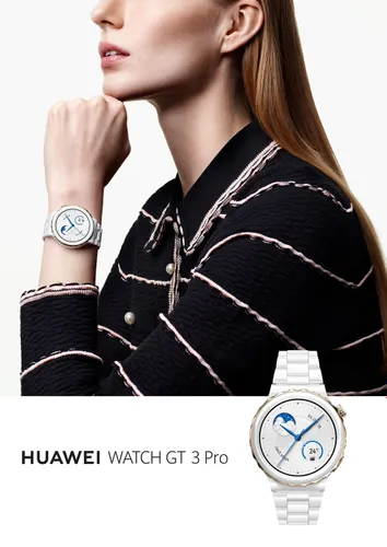 Smartwatch Huawei Watch GT 3 Pro Elegant 43mm GPS Белый