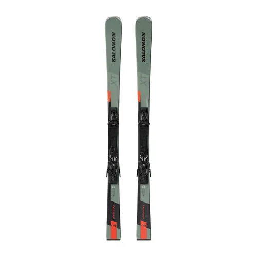 Narty zjazdowe Salomon S/Max 8 XT+ wiązania M10 GW oil green/black/neon red