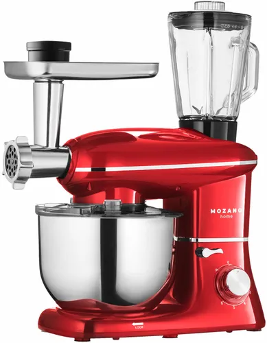 Robot kuchenny planetarny MOZANO Rob 02 1400W z blenderem kielichowym Czerwony