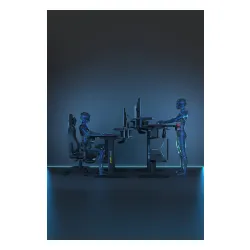 Biurko Anda Seat Shadow Warrior 160cm Czarny