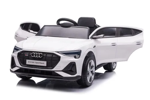 Auto Na Akumulator Dla Dziecka Audi E-Tron 4X4 LED Eva Radio MP3 Skóra