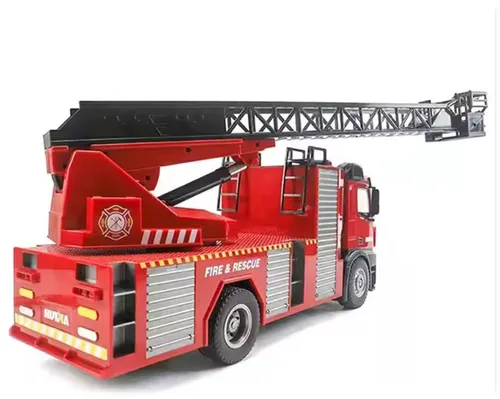 Zdalnie sterowany samochód COIL ciężarówka straż pożarna na pilota LED AKU