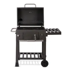 Grill węglowy ogrodowy Berdsen BD-891 komin żeliwny ruszt termometr + pokrowiec