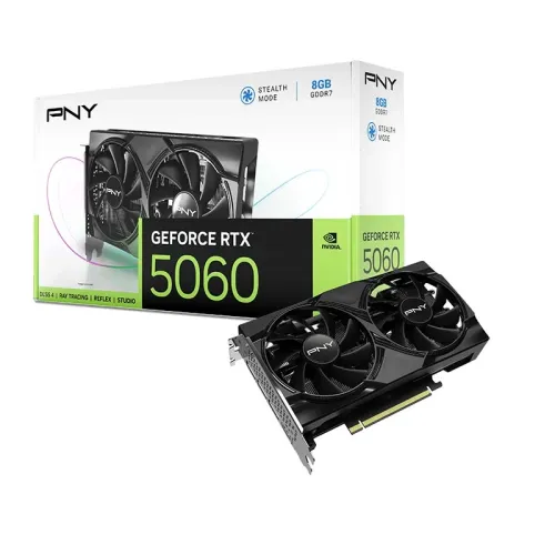 Karta graficzna PNY GeForce RTX 5060 Dual Fan 8GB GDDR7 128bit DLSS 4