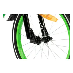 Rower dziecięcy KARBON Jazz 18 cali dla chłopca Zielony