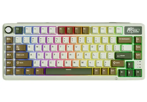 Klawiatura ROYAL KLUDGE L75 Palm Green Beige Switch