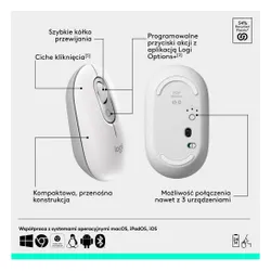 Zestaw LOGITECH POP ICON Combo Off White