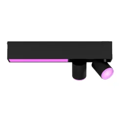 Oświetlenie punktowe Philips Hue White and Color Ambiance Centris 2 Czarny