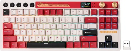 Klawiatura ROYAL KLUDGE RK M87 Famicom Cream Switch