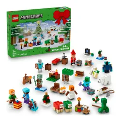 LEGO MINECRAFT 21280 KALENDARZ ADWENTOWY 2025 zestaw klocków dla dzieci 7+