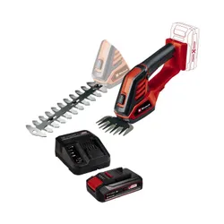 Nożyce do żywopłotu / trawy EINHELL GE-CG 18/100 Li-Solo akumulatorowe + Akumulator EINHELL 4512097 2.5 Ah 18V + Ładowarka