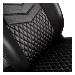 Fotel Noblechairs ICON Gamingowy do 150kg Skóra naturalna Czarny