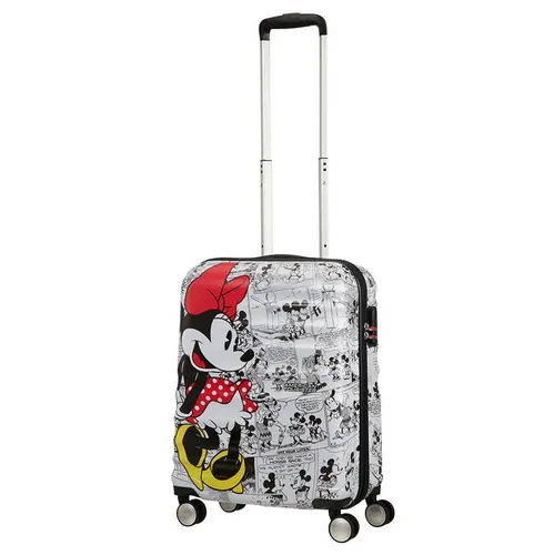 Чемодан/ручная кладь American Tourister Wavebreaker Disney - Minnie comics white