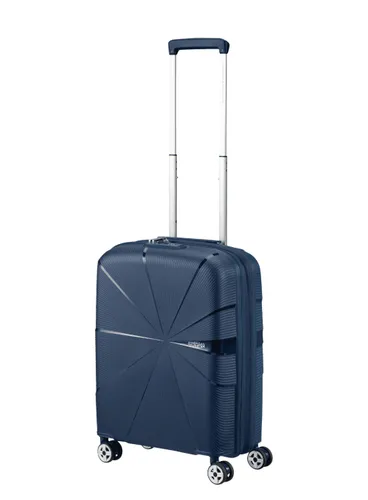 Маленький расширяемый чемодан American Tourister StarVibe-navy