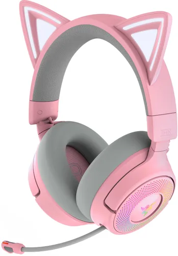 Słuchawki RAZER Kraken Kitty V3 Pro Różowo-szary