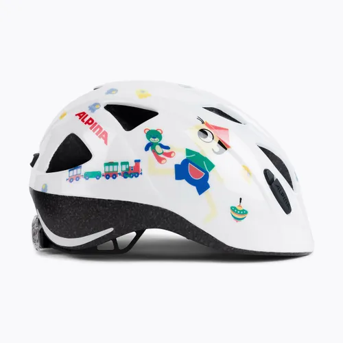 Kask rowerowy dziecięcy Alpina Ximo white bear gloss