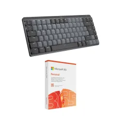 Klawiatura LOGITECH MX Mechanical Mini US INTL (Ciche sprężynujące) + Program MICROSOFT 365 Personal