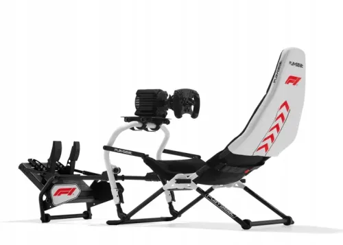 Fotel Playseat® Challenge DD F1 Edition FO.00336 Wyścigowy do 163kg Tkanina Czarno-biały
