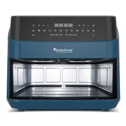 Air Fryer Frytkownica beztłuszczowa TURBOTRONIC TT-DAF6W Niebieski 9l z podwójnym koszem