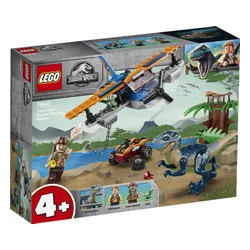 Конструктор Lego Jurassic World велоцираптор: на помощь биплану (75942)