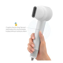 Suszarka do włosów Zehnder Flavia Jonizacja Dyfuzor Zimny nawiew 1600W 3 prędkości 3 temperatury Biały