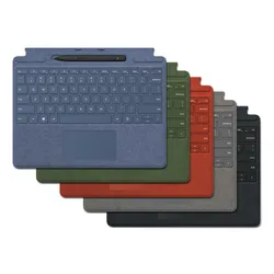Klawiatura MICROSOFT Surface Pro Keyboard Czerwony Mak + Pióro Surface Slim Pen 2