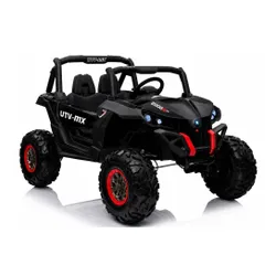Auto Na Akumulator Dla 2 Dzieci Jeep Xmx603 Mp4 Buggy 4X4 Pilot Skóra Eva LED