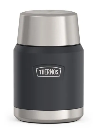 Termos obiadowy z łyżką Thermos Icon Food Jar 0,47 l - granite