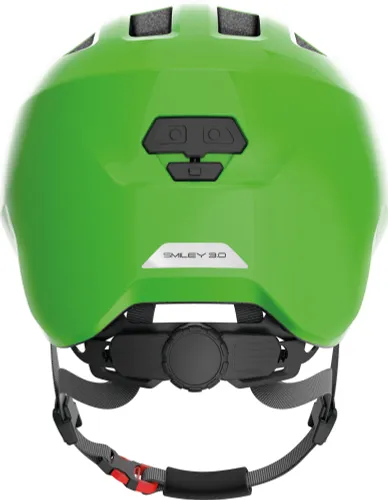 Kask rowerowy ABUS Smiley 3.0 LED Shiny Zielony dla Dzieci (rozmiar S)
