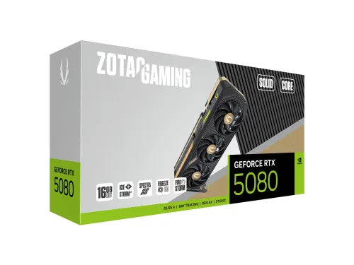 Karta graficzna Zotac Gaming GeForce RTX 5080 SOLID CORE 16GB GDDR7 256bit DLSS 4