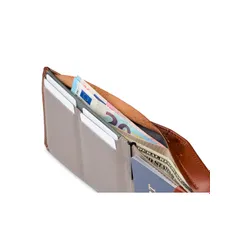 Bellroy кожаный дорожный кошелек RFID - sienna